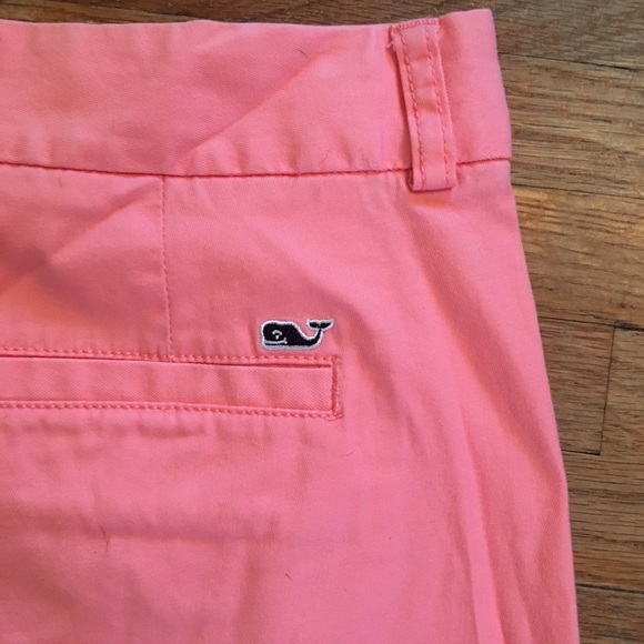 Vineyard Vines Coral Pink Classic Shorts - Size 6 - Picture 4 of 7